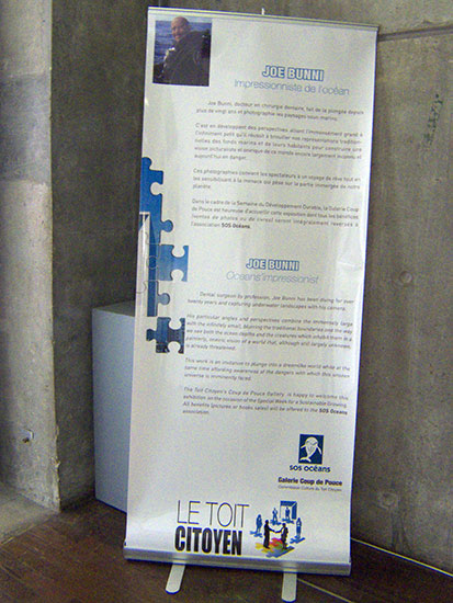 Le toit Citoyen, Arche de la Défense, avril 2009